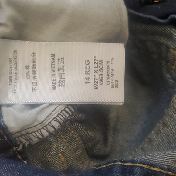 Boys Denim Blue Levi's - Picture 9 of 13